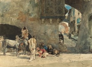 Una strada a Tangeri da Marià Fortuny