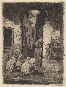 Tánger (Arabi seduti) da Marià Fortuny