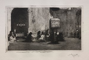 Chiesa di San Giuseppe a Madrid da Mariano José María Bernardo Fortuny y Carbó