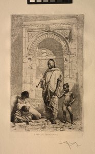 Famiglia marocchina, 1862 da Mariano José María Bernardo Fortuny y Carbó