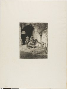 Guardia della Casbah a Tetuan da Mariano Fortuny y Marsal