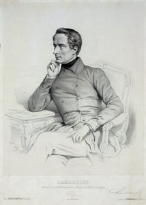 Ritratto di Alphonse de Lamartine 1790-1869