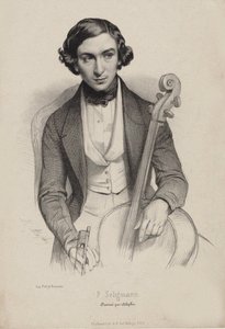 Ritratto del violoncellista e compositore Hippolyte Prosper Seligmann