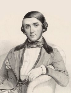 Ritratto del pianista e compositore Jean-Henri Ravina 1818-1906, ca 1845