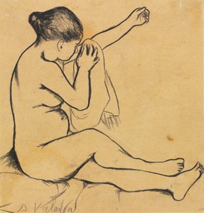 Nudo femminile seduto