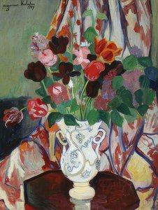 Vaso con tulipani