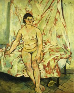Nudo seduto sul bordo di un letto; Nu Assis sur le Bord d