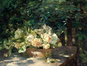 Nel pergolato da Marie Egner