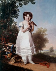 Ritratto a figura intera di Napoleone Elisa Bacciochi, Principessa di Piombino, dipinto di Marie Guilhelmine Benoist, 1810 da Marie Guilhelmine Benoist