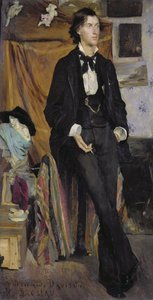 Ritratto di Henry Davison, 1880 da Marie Louise Catherine Breslau
