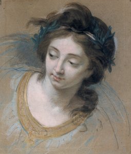 Testa di donna, 1780 da Marie Louise Élisabeth Vigée Lebrun