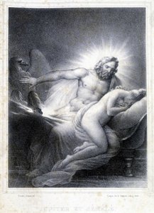 Giove e Semele. Litografia di Coupin de Couprie nel 1826. da Marie Philippe Coupin de la Couperin