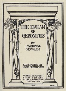 Illustrazione per Il sogno di Geronzio del Cardinale Newman da Marie Preaud Webb