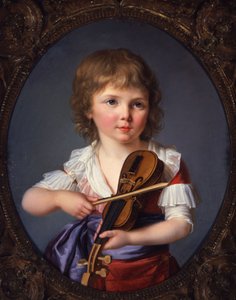 Il maestro Henri Gabiou suona il violino