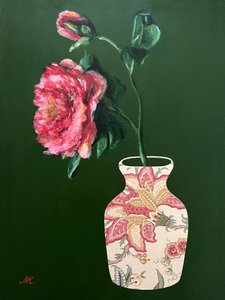 Vaso floreale rosa vivace da Marina Kozyr