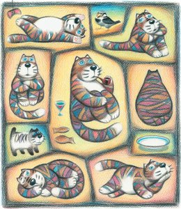 Giorno di un gatto da Marina Leskova