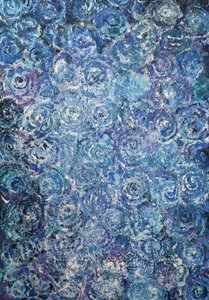 Rose blu astratte da Marina Nelson