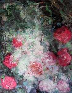 Giardino delle rose astratto da Marina Nelson