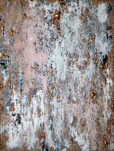 Gocciolature metallizzate con effetto materico