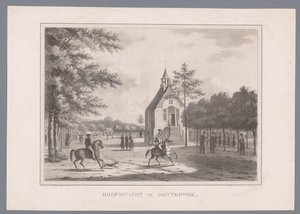 Veduta della guardia principale a Oosterwijk da Marinus Adrianus van Straten