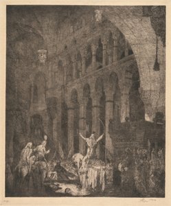 Maometto II nella Aye Sophia da Marius Alexander Jacques Bauer