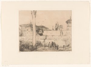 Palazzo Bachi-Seraï in Crimea da Marius Bauer (signed by artist)