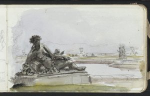 Statua di una ninfa dell