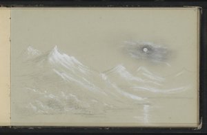 Paesaggio con cime innevate da Marius Bauer