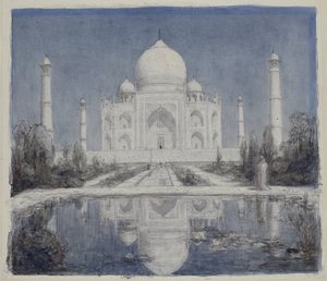 Taj Mahal al chiaro di luna da Marius Bauer