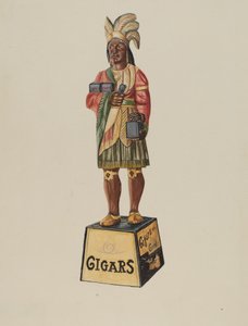 Indiano del negozio di sigari