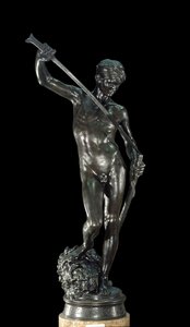 David (scultura in bronzo di Antonin Mercia) da Marius Jean Antonin Mercie