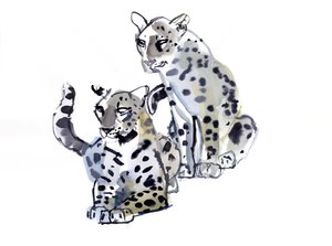 Madre e Figlio (Leopardi Arabi), 2008 da Mark Adlington