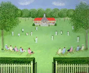 La partita di cricket da Mark Baring