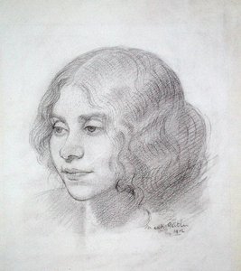 Testa di una ragazza da Mark Gertler