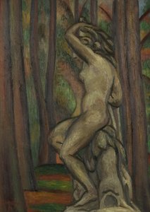 Statua in un parco da Mark Gertler