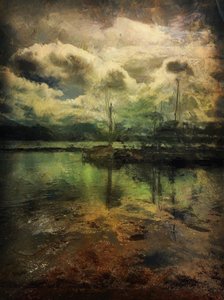 dopo una tempesta, Portaferry, Irlanda del Nord da Mark Gordon