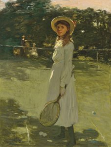 Il tennista (olio su tela)