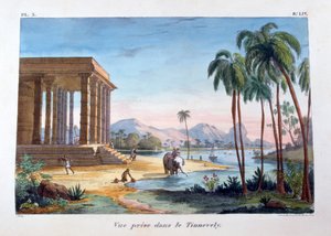 Veduta di Tinnevelly, India, 1828