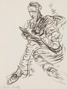 Autoritratto come disegnatore, c.1908