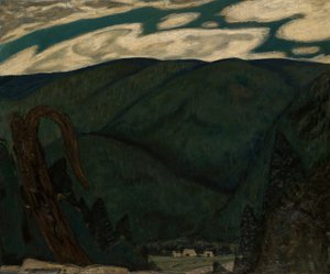 La montagna oscura da Marsden Hartley