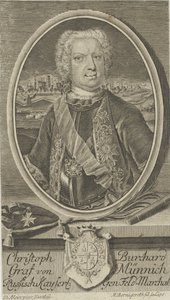 Ritratto del Conte Burkhard Christoph von Münnich