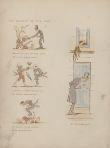 Pagina da The Humours of Cynicus (incisione colorata)