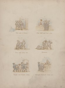 Pagina da The Humours of Cynicus (incisione colorata)