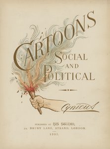 Illustrazione della pagina del titolo per Cartoons Social and Political di Cynicus da Martin Cynicus Anderson