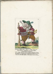 Il nano Christl Vestnbalkh, ca. 1710 da Martin Engelbrecht (attributed to)