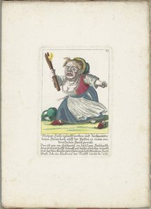 La nana Malper Höllriglin come locandiera, ca. 1710