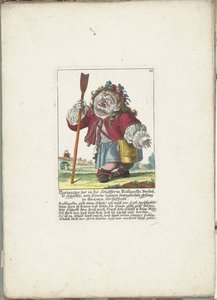 Il nano Ploriander come pastore, ca. 1710