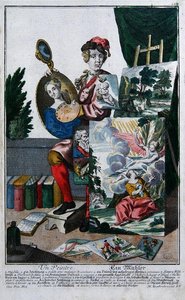 Un pittore, c.1735