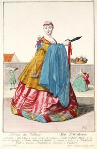 La moglie del sarto, c.1735 da Martin Engelbrecht