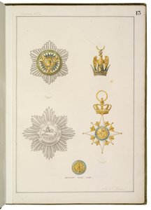 Pagina da Recueil des ordres français et étrangers